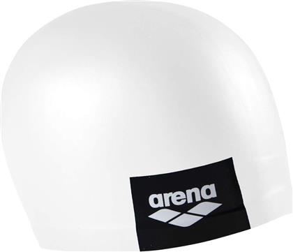 Arena Logo Moulded 001912-200 Σκουφάκι Κολύμβησης Ενηλίκων από Σιλικόνη Λευκό από το Plus4u