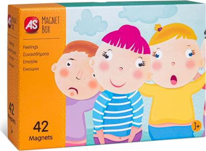 AS Μαγνητικό Παιχνίδι Κατασκευών Feelings για Παιδιά 3+ Ετών