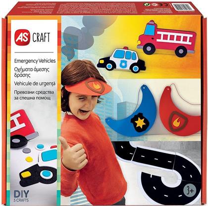 AS Παιχνίδι Κατασκευών Craft Οχήματα Άμεσης Δράσης για Παιδιά 3+ Ετών