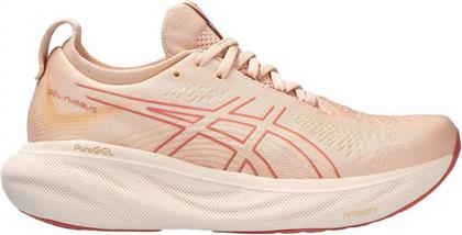 ASICS Gel-Nimbus 25 Γυναικεία Αθλητικά Παπούτσια Running Pale Apricot / Light Garnet