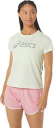 ASICS Γυναικείο Αθλητικό T-shirt Πράσινο από το Plus4u