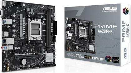 Asus Prime A620M-K Motherboard Micro ATX με AMD AM5 Socket από το e-shop