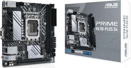 Asus Prime H610I-PLUS D4 Motherboard Mini ITX με Intel 1700 Socket από το e-shop