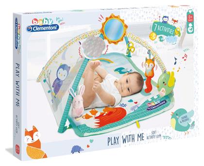 Baby Clementoni Γυμναστήριο Δραστηριοτήτων Play With Me για Νεογέννητα (MxΥ) 60x41cm από το Moustakas Toys