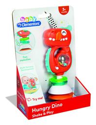 Baby Clementoni Hungry Dino Κουδουνίστρα για 6+ Μηνών