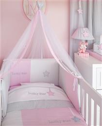 Baby Oliver Σετ Κούνιας Lucky Star Des. 308 6τμχ Pink από το Designdrops