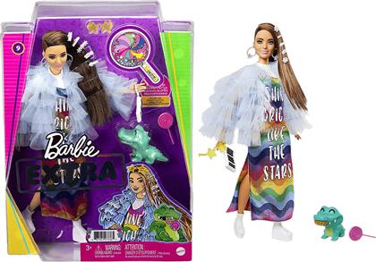 Barbie Κούκλα Extra Rainbow Dress για 3+ Ετών