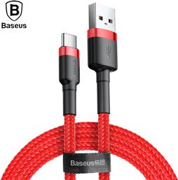 Baseus Cafule Braided USB 2.0 Cable USB-C male - USB-A male Κόκκινο 3m (CATKLF-U09) από το Public