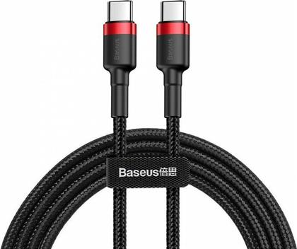 Baseus Cafule Braided USB 2.0 Cable USB-C male - USB-C male Μαύρο 2m (CATKLF-H91) από το Plus4u