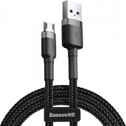 Baseus Cafule Braided USB 2.0 to micro USB Cable Γκρι 2m (CAMKLF-CG1 ) από το e-shop