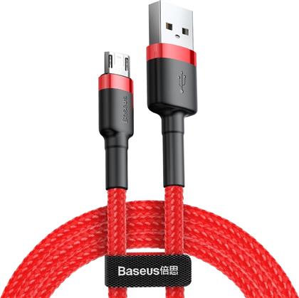Baseus Cafule Braided USB 2.0 to micro USB Cable Κόκκινο 1m (CAMKLF-E09 ) από το Public