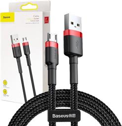 Baseus Cafule Braided USB 2.0 to micro USB Cable Μαύρο 3m (CAMKLF-H91) από το Public