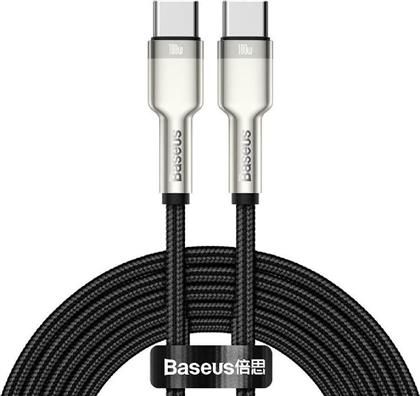 Baseus Cafule Metal Braided USB 2.0 Cable USB-C male - USB-C male Μαύρο 2m (CATJK-D01) από το Public