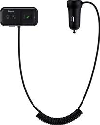 Baseus FM Transmitter Αυτοκινήτου S-16 με Bluetooth / USB / AUX / MicroSD