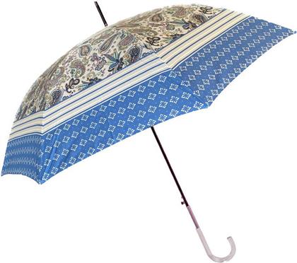 Benzi Αυτόματη Ομπρέλα Βροχής με Μπαστούνι Μπλε