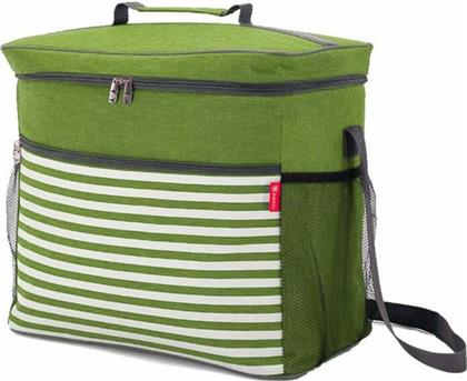 Benzi Ισοθερμική Τσάντα Ώμου 6 Λίτρων Πράσινη Μ24 x Π14 x Υ18εκ.