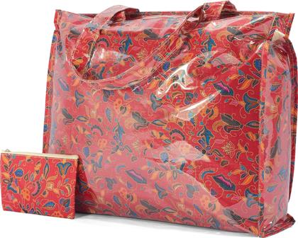 Benzi Τσάντα για Ψώνια σε Κόκκινο χρώμα