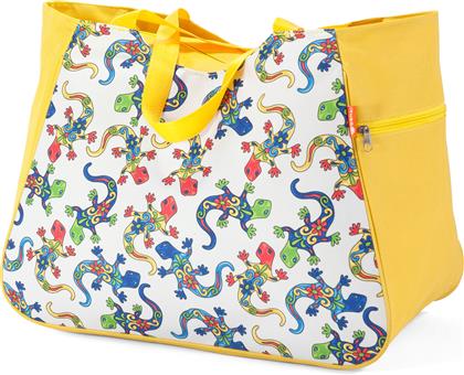 Benzi Υφασμάτινη Τσάντα Θαλάσσης Κίτρινη