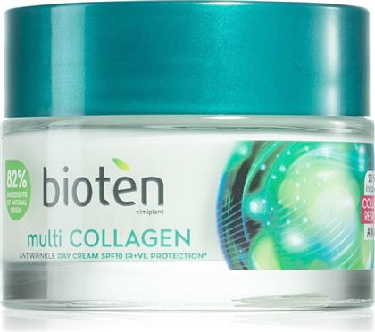 Bioten Multi-Collagen Κρέμα Προσώπου Ημέρας με SPF10 για Ενυδάτωση & Αντιγήρανση με Υαλουρονικό Οξύ & Κολλαγόνο 50ml από το ΑΒ Βασιλόπουλος