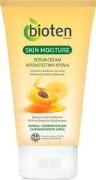 Bioten Skin Moisture Scrub Προσώπου για Kανονικές/Μικτές Επιδερμίδες Honey & Apricot Kernel 150ml από το Galerie De Beaute