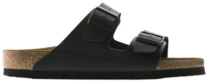 Arizona Birko-Flor Ανδρικά Σανδάλια σε Μαύρο Χρώμα Narrow Fit Birkenstock από το Outletcenter