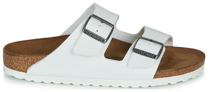 Birkenstock Arizona Birko-Flor Γυναικεία Σανδάλια σε Λευκό Χρώμα από το MyShoe