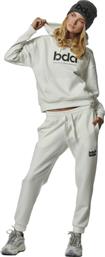 Body Action Παντελόνι Γυναικείας Φόρμας Λευκό Fleece από το E-tennis
