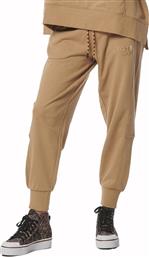 Body Action Sweat Pants Παντελόνι Γυναικείας Φόρμας με Λάστιχο Mocha Brown από το Outletcenter