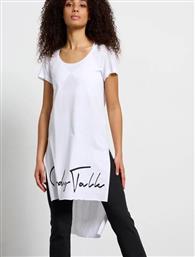BodyTalk Καλοκαιρινό Mini T-shirt Φόρεμα Λευκό από το Outletcenter