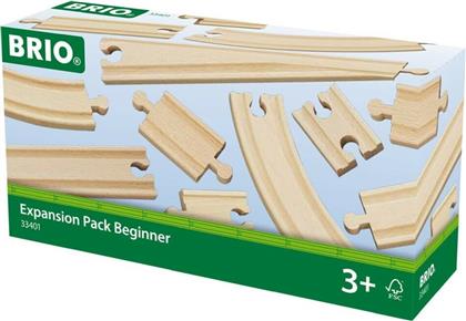 Brio Toys Expansion Pack Beginner Ράγες Σιδηρόδρομου για 3+ Ετών