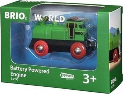 Brio Toys Powered Engine Τρενάκι από Ξύλο για 3+ Ετών