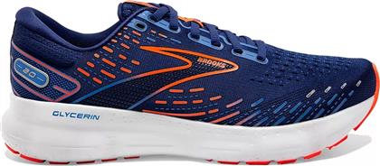 Brooks Glycerin 20 Ανδρικά Αθλητικά Παπούτσια Running Μπλε από το Cosmos Sport