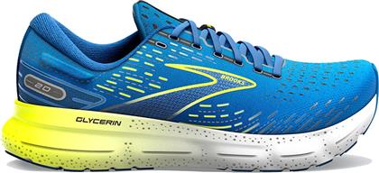 Brooks Glycerin 20 Ανδρικά Αθλητικά Παπούτσια Running Μπλε από το MybrandShoes