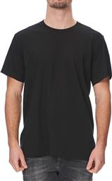 Calvin Klein Ανδρικό T-shirt Μαύρο Μονόχρωμο από το Modivo
