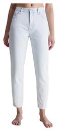Calvin Klein Γυναικείο Jean Παντελόνι σε Mom Εφαρμογή Λευκό