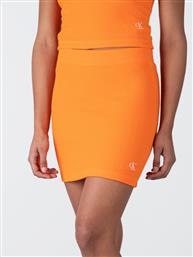 Calvin Klein Midi Φούστα σε Πορτοκαλί χρώμα