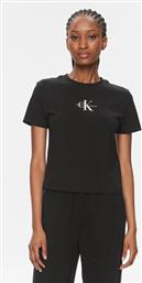 Calvin Klein Monologo Baby Γυναικείο T-shirt Μαύρο από το Modivo