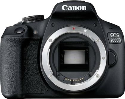 Canon DSLR Φωτογραφική Μηχανή EOS 2000D Crop Frame Body Black από το e-shop