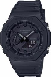 Casio G-Shock Αναλογικό/Ψηφιακό Ρολόι Χρονογράφος Μπαταρίας με Μαύρο Καουτσούκ Λουράκι από το Modivo