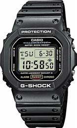 Casio G-Shock Ψηφιακό Ρολόι Χρονογράφος Μπαταρίας με Μαύρο Καουτσούκ Λουράκι