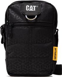 CAT Ανδρική Τσάντα Ώμου / Χιαστί σε Μαύρο χρώμα από το MybrandShoes