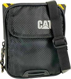 CAT Ανδρική Τσάντα Ώμου / Χιαστί σε Μαύρο χρώμα από το Plus4u