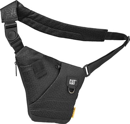 CAT Ανδρική Τσάντα Στήθους σε Μαύρο χρώμα από το Plus4u