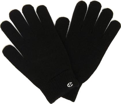 Champion Μαύρα Ανδρικά Πλεκτά Γάντια από το Modivo