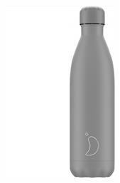 Chilly's Monochrome Μπουκάλι Θερμός All Matte Grey 750ml - Chillys