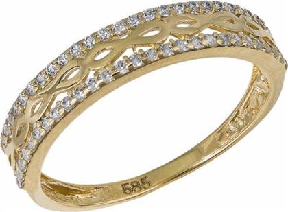 Χρυσό Δαχτυλίδι Διάτρητο Infinity 14Κ 033024 033024 Χρυσός 14 Καράτια από το Kosmima24