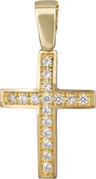 Χρυσός Γυναικείος Σταυρός 012307 012307 Χρυσός 14 Καράτια από το Kosmima24