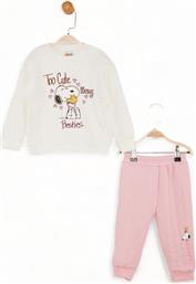 Cimpa Παιδικό Σετ Φόρμας ροζ-λευκο από το Closet22