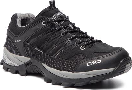 CMP Rigel Low Ανδρικά Ορειβατικά Παπούτσια Αδιάβροχα Μαύρα από το Epapoutsia