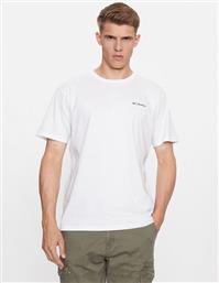 Columbia Ανδρικό T-shirt Κοντομάνικο Λευκό